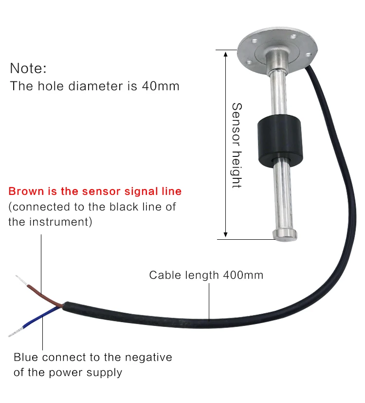 Clean Water Level Sensor Sewage Water Level Sensor Rv Retrofit