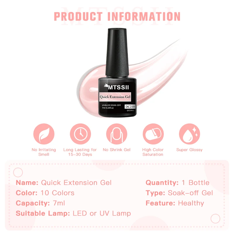 2025 Private Label Builder Hard Soft Gel in a Bottle for Nails Milky Liquid Builder in Bottle Construction Nail Extension Gel