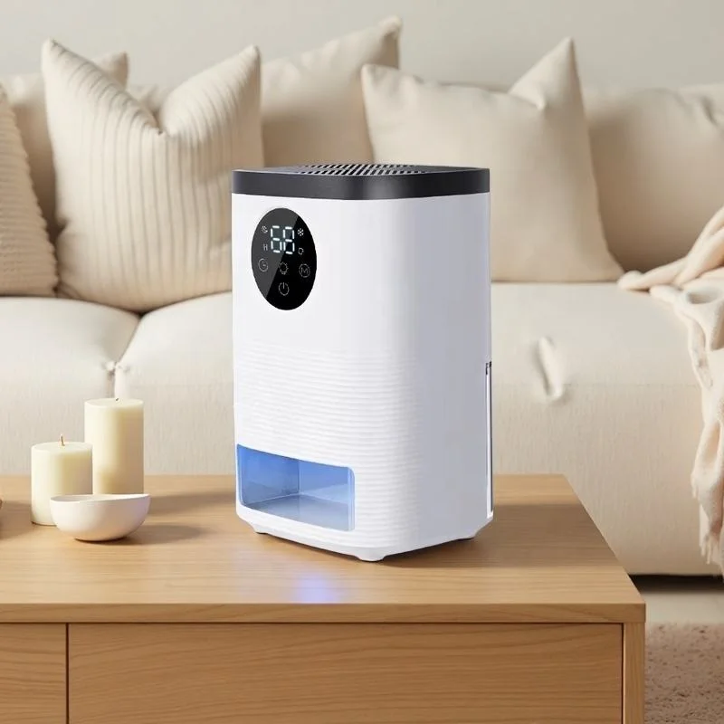小型屋内空間、RV、地下室向け大型取り外し可能水タンク付きポータブル電動除湿器 2つの運転モード 6
