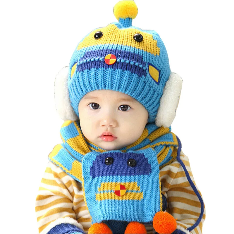 Fashion Children's Woolen Caps Winter New Baby Car Set Cartoon Acrylic  Knitted Kids Scarf And Beanie - Buy Kids Scarf And Beanie,Baby Cap,Baby  Woolen Hats Product on 