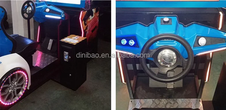 Dynamic Storm Racing Game Machine - New Design & Customizable