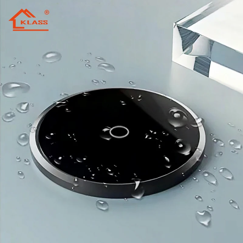 KLASS Customized Silver Hidden Motorized Lifting Pop up Desk Plug Socket for Kitchen Countertop and Down