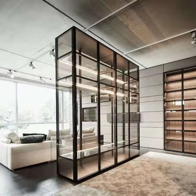 Прозрачный шкаф. Glass Cabinet. Glass Door shop Furniture. ООО лакшери Глассес.