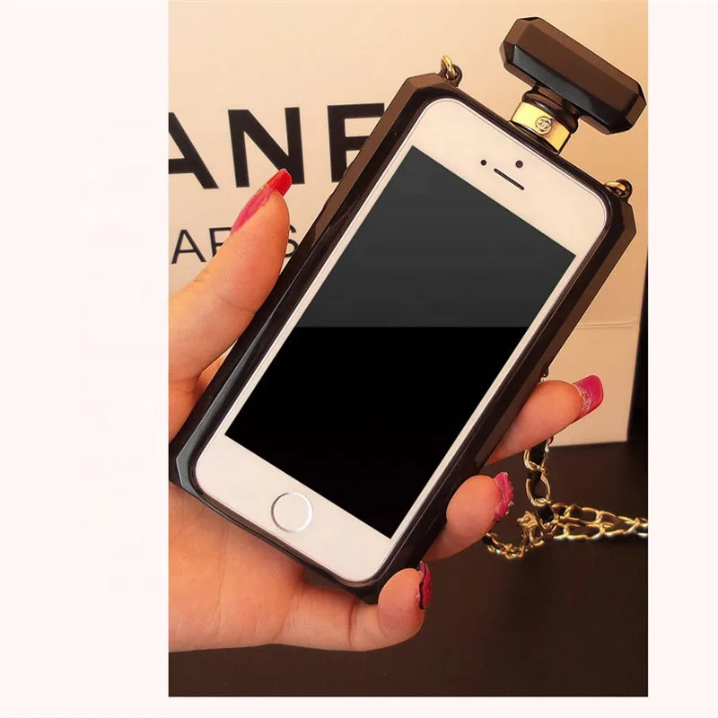Luxury Perfume Bottle Soft TPU Women Phone Case For IPhone 14 Pro