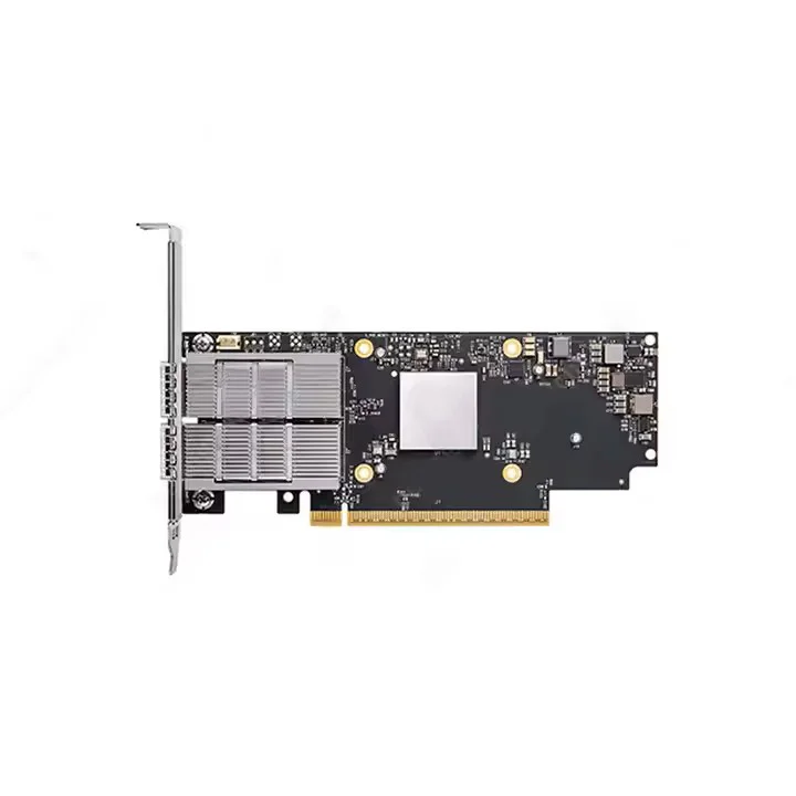 ConnectX-7 100GbE Ethernet Network Card with PCIe 5 Interface and Low Latency 0.8 for AI Cloud Computing HPC