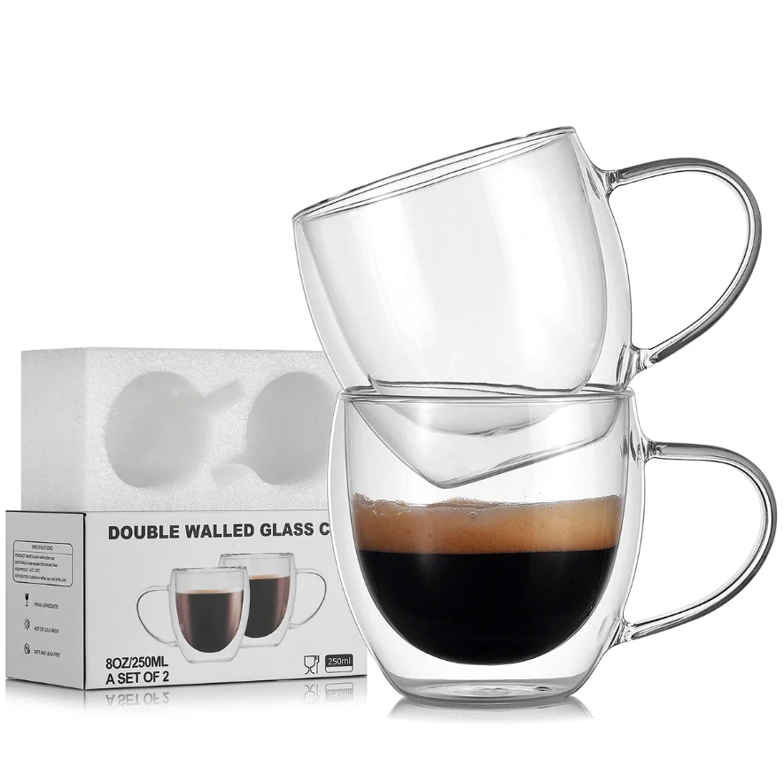 Nespresso Coffee Mug Espresso Tea Cup Thermal Glass Double Wall Lungo Mugs Hot Nespresso Coffee Mug Espresso Tea Cup Thermal Glass Double Wall Lungo Mugs Hot