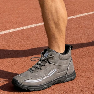 High-Quality Autumn Men's Shoes Comfortable Waterproof Durable Anti-Slip Shoes Lacing Design Casual Wear Sports Activities Shoes