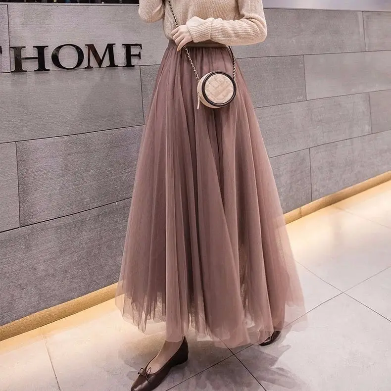 2023 Summer New Fashion Women Midi Skirt Ladies Elegant