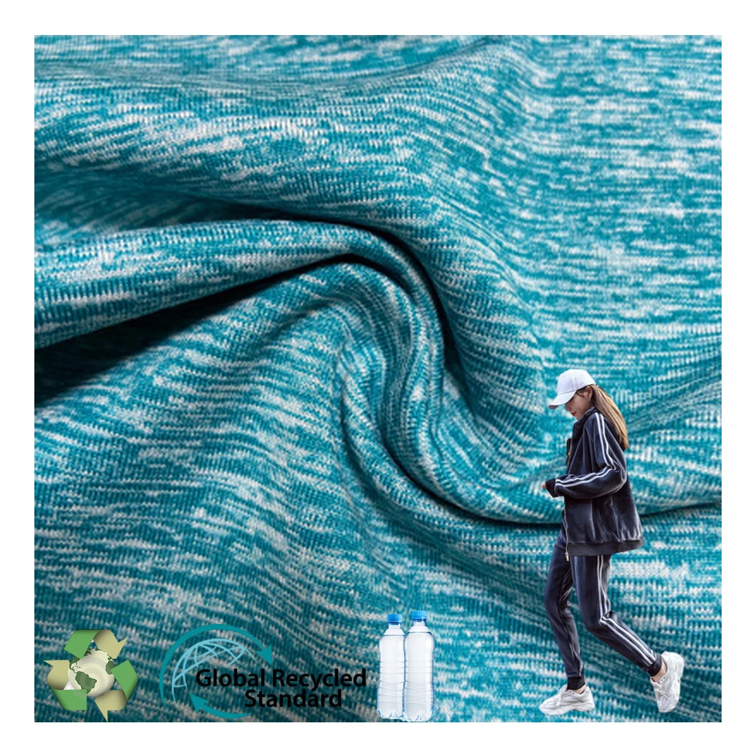 Высококачественная катионная теплая и воздухопроницаемая шелковистая плотно прилегающая спортивная ткань Kuanyang с индивидуальным рисунком для осени и зимы