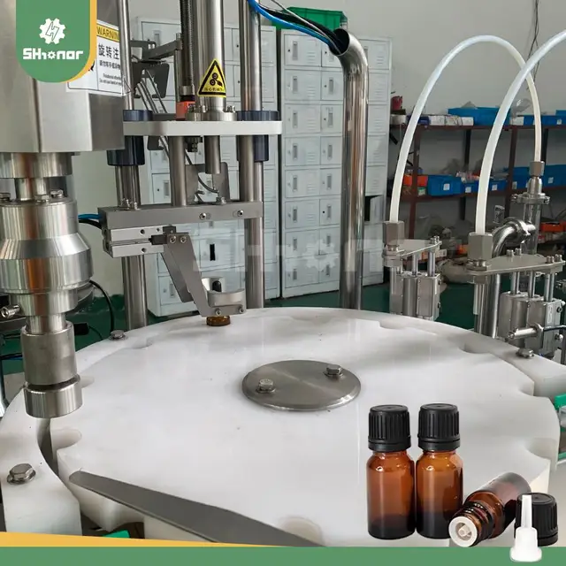 Small bottle 10ml 20ml essential oil filling and capping machine essential oilfilling line labeling machine