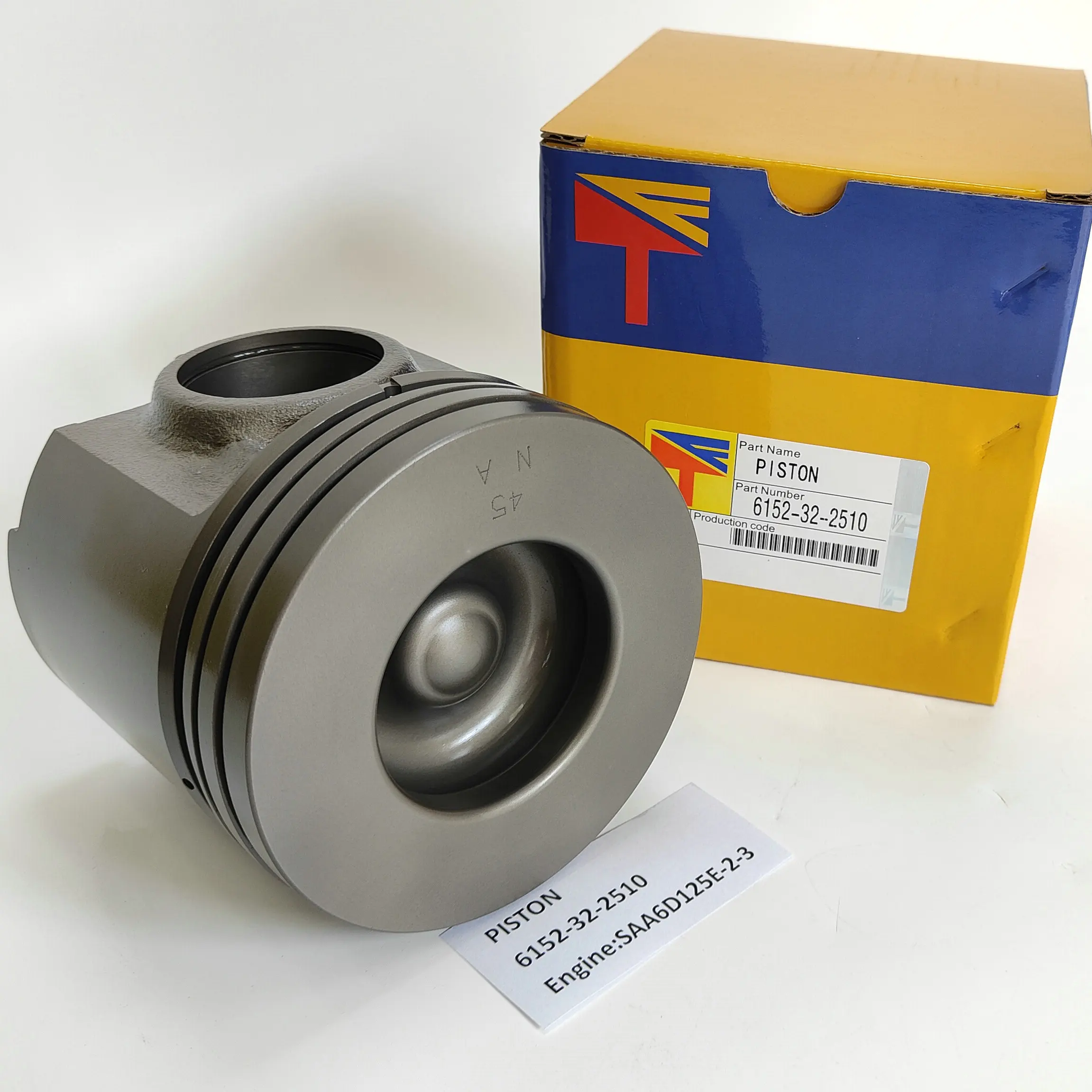 挖掘机用柴油机零件活塞6152-32-2510 PC400-6发动机SAA6D125E-2| Alibaba.com