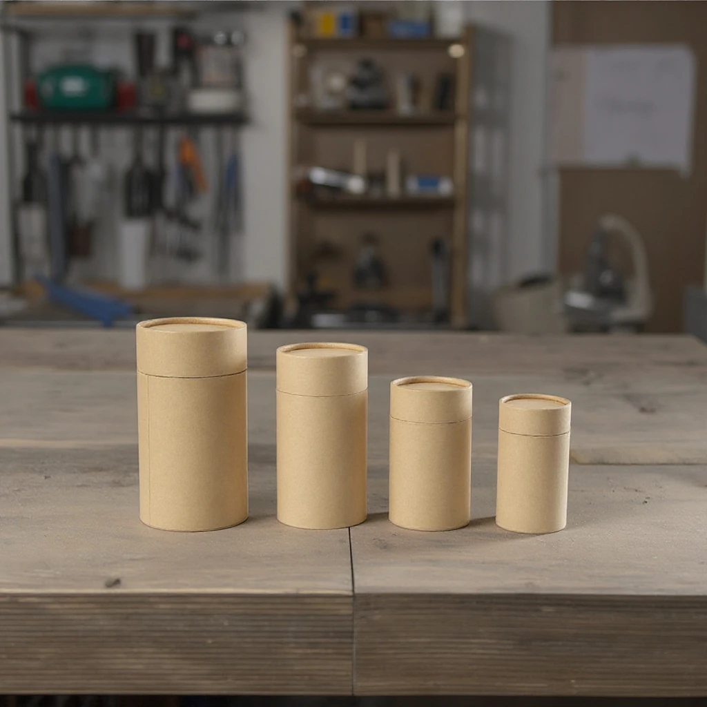 Eco-Friendly Custom Cylinder Cardboard Tube Recyclable Cosmetic Packaging for Liquid Beauty Cream Loose Powder Face Cream Paper