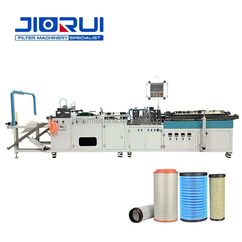 Newest Generation Rotary Type Paper Pleating Machine for Truck Air Filter Production Line HDAF Paper Folding Machine