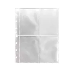 Индивидуальный высококачественный прозрачный карман для заполнения внутренней части кармана планировщика и фотоальбома наклейка самостоятельной