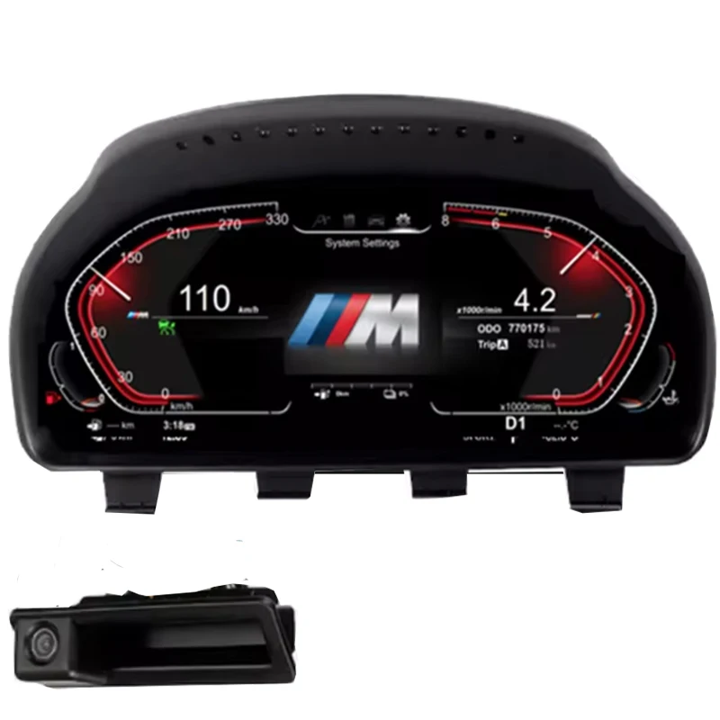 BMW　F11 F18 F06 F12 F13 F01 F02 F03 F04 ステアリング ハンドル パドル シフト カバー ドライカーボン　交換式 左右セット 3色選択可 For BMW F10 F11 F18 F06 F12 F13 F01 F02 F03 F25 F26 F15 F16 Digital  Dashboard 12.3\u0027\u0027 LCD Panel Speedometer Virtual Instrument