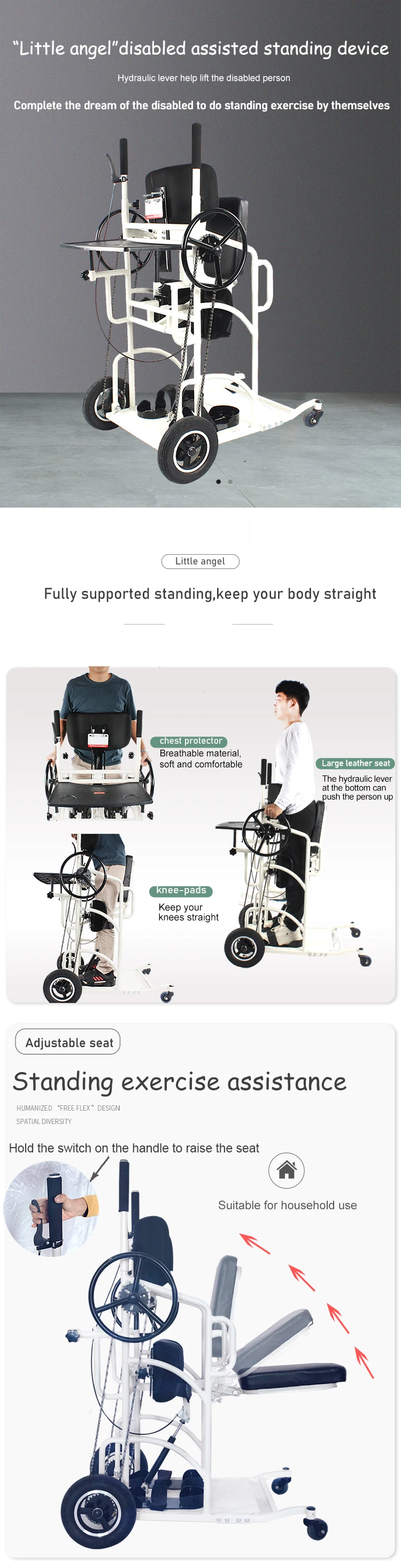 China Supplier Cheap Rehabilitation Equipment Disabled Walker Foldable With High Quality Buy