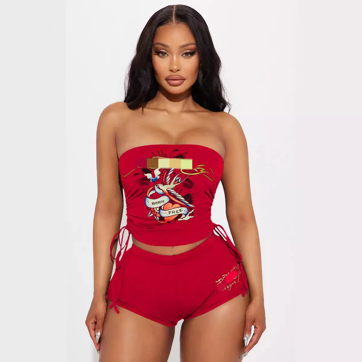 Peeqi American Designer Clothes Famous Two Piece Set Women Clothing