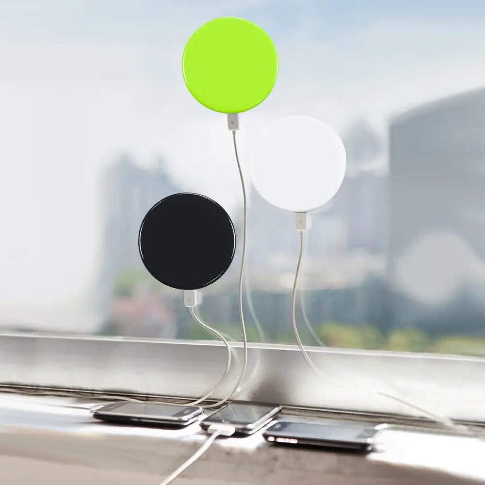 Patent Design Sunshine Power Bank Stick on Window Solar Charger with 6000mA