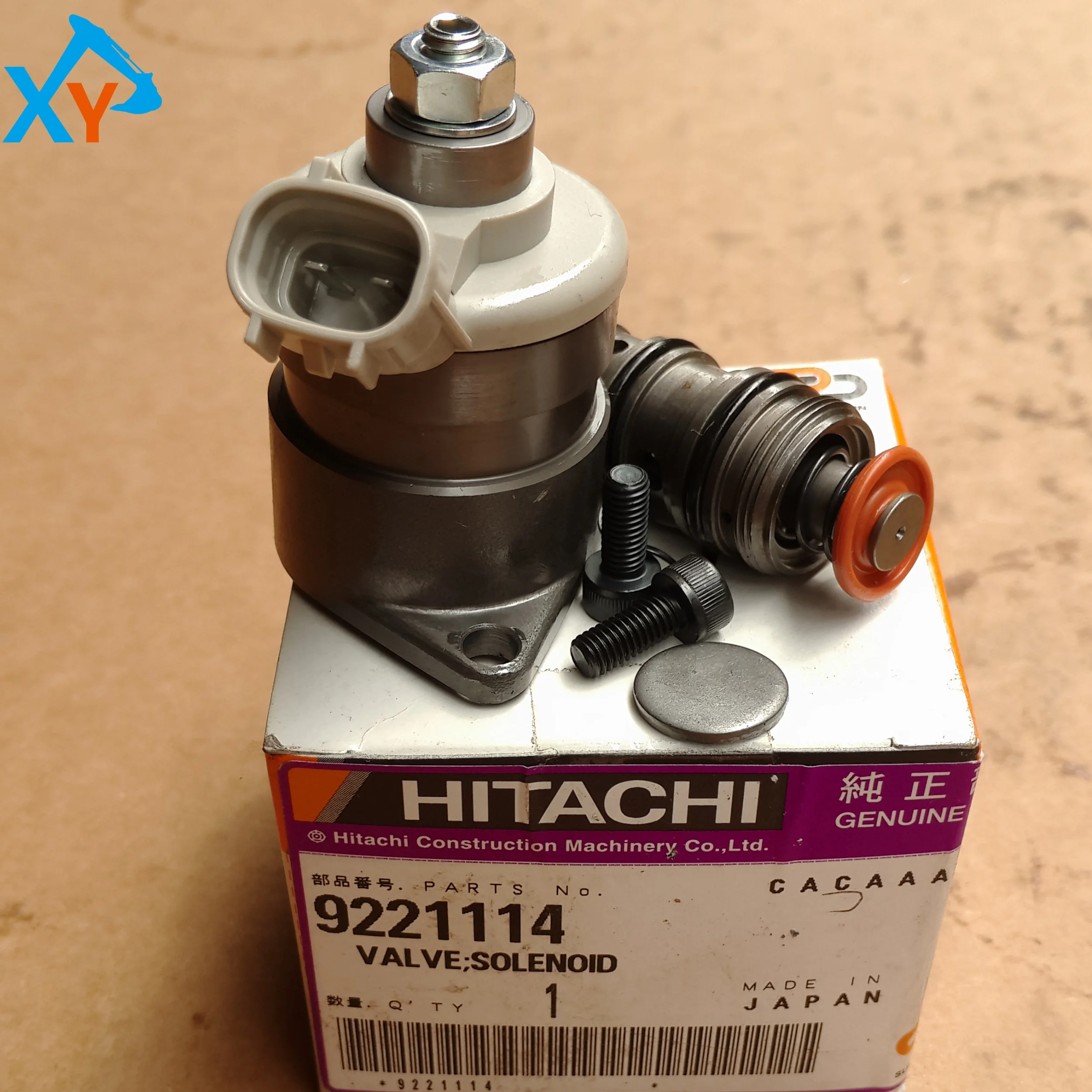 Original Excavator Parts - Pilot Solenoid Valve for ZX160, ZX210W