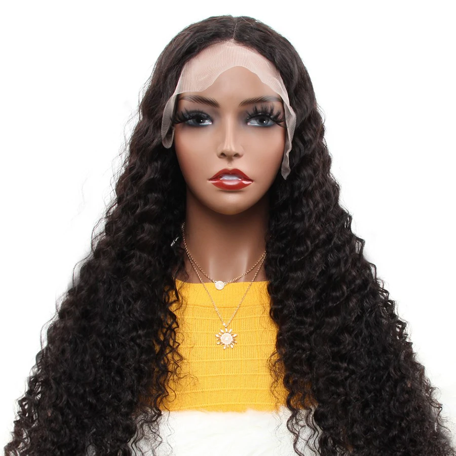 Brazilian Human Hair Deep Wave Lace Front Wigs 8-30inch 100% Virgin Human  Hair Pre Plucked Hd Transparent Lace Wig Ali Express - Buy Online Shopping  Free Shipping,100% Human Hair Wigs For Black