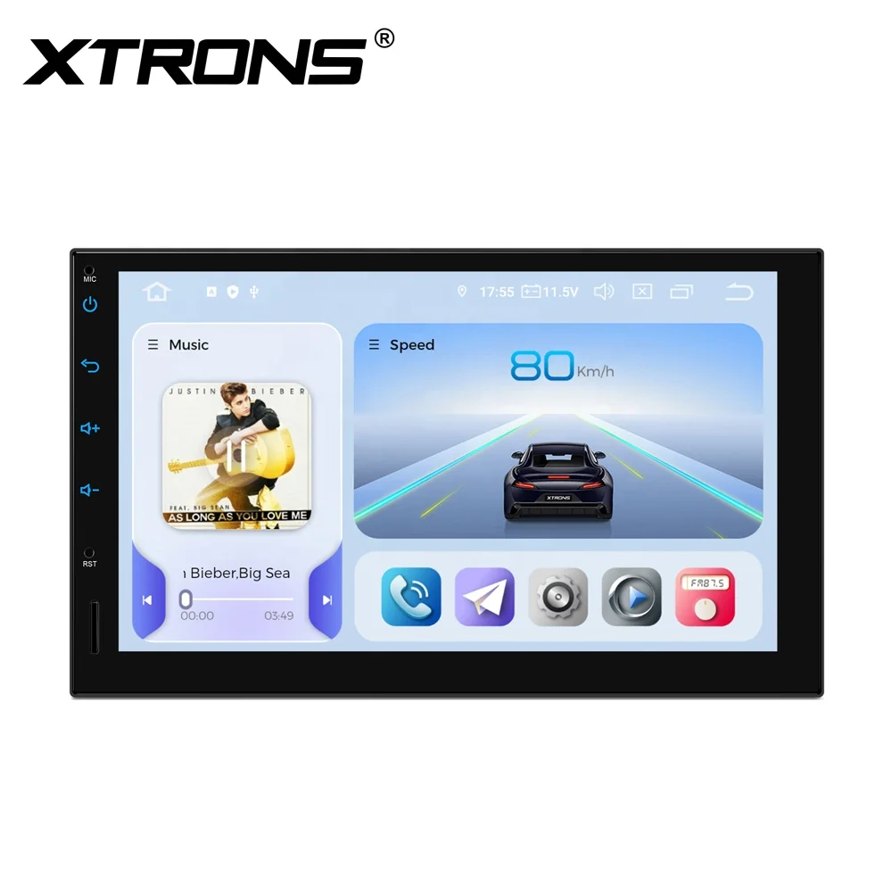 XTRONS 7 Inch Octa-Core Android 14 Car Navigation System, 8GB+