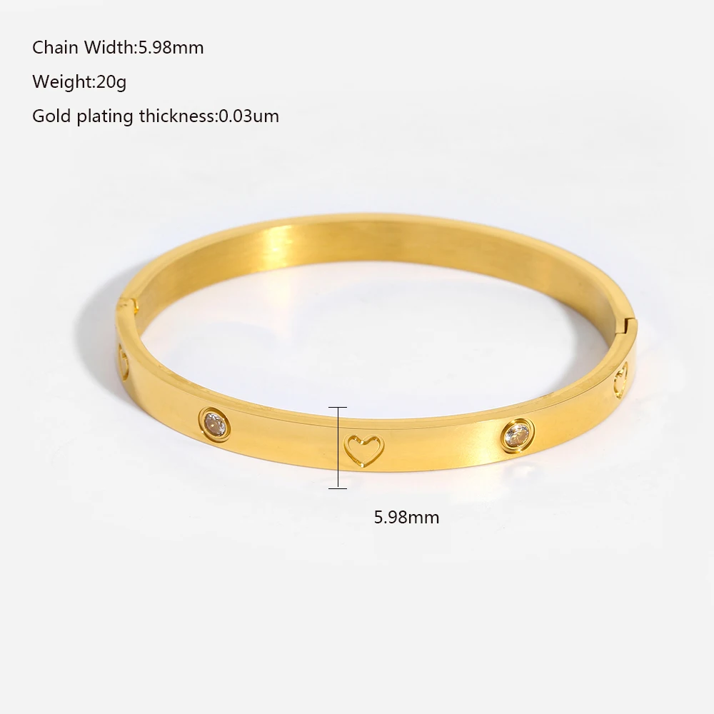 Handkette Ajustable En Or 18K Plaqué Avec Goutte Zirconium - Bracelet Bohème Pour Femme