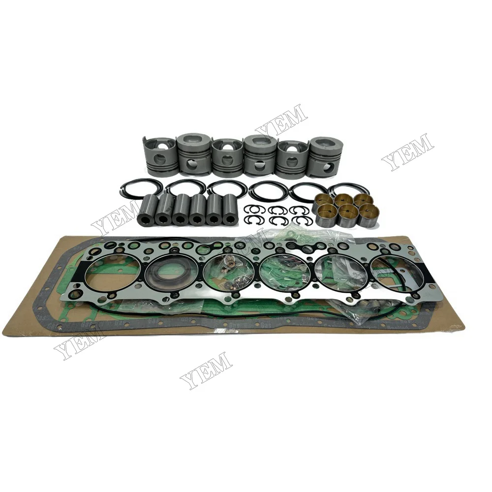 Engine Rebuilding Kit With Full Gasket Set Piston Rings Compatible for Isuzu 6BD1 Fast Delivery Engine Parts 3