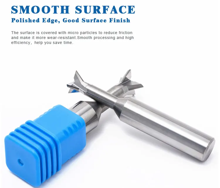 Aluminum Composite Groove Cutter Aluminium Slotting Cutting 60 Degree