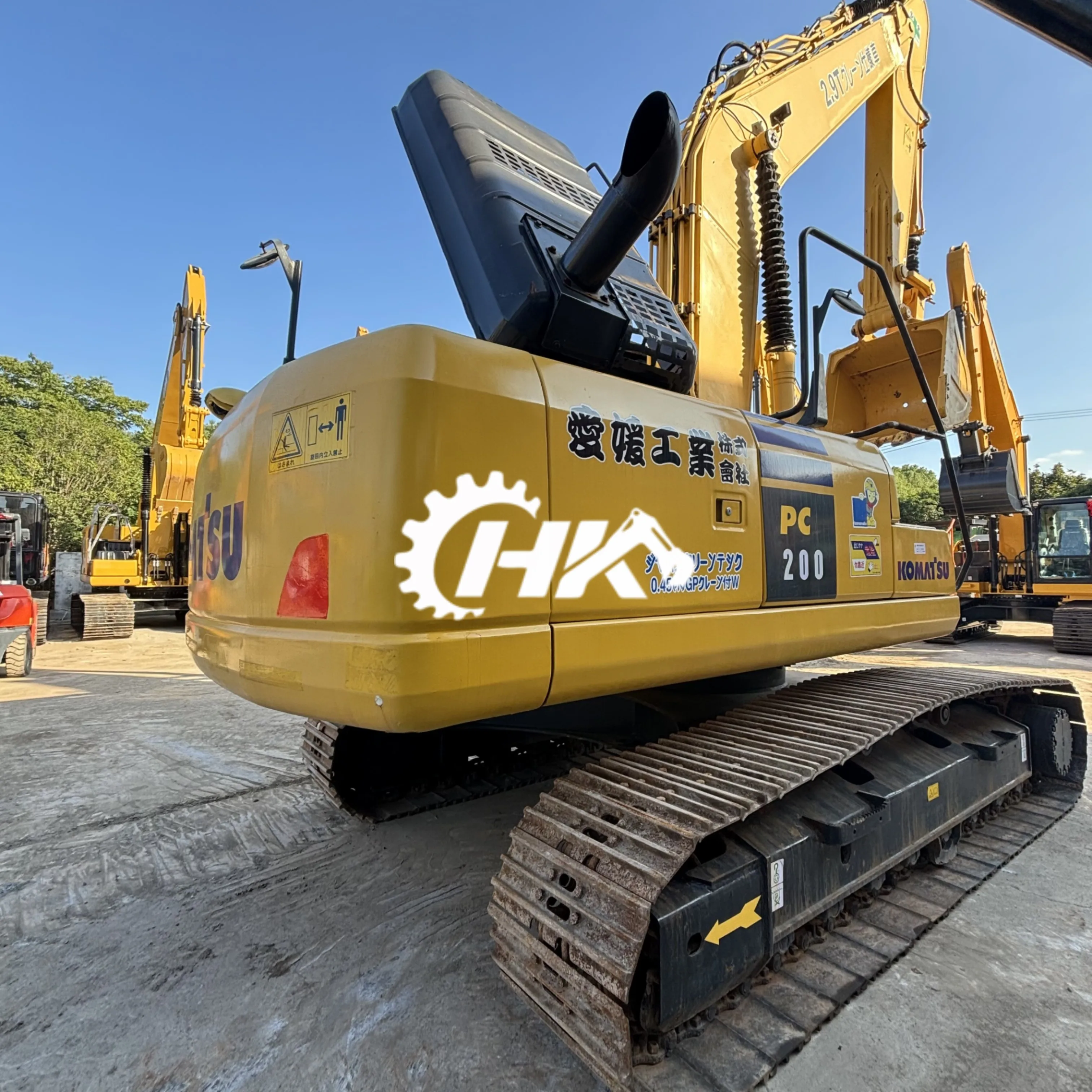 HANG KUI Komatsu PC200 20tons 95%new Original Japanese with EPA,CE Agricultural Cheap Used Komatsu200 Excavator for Digging
