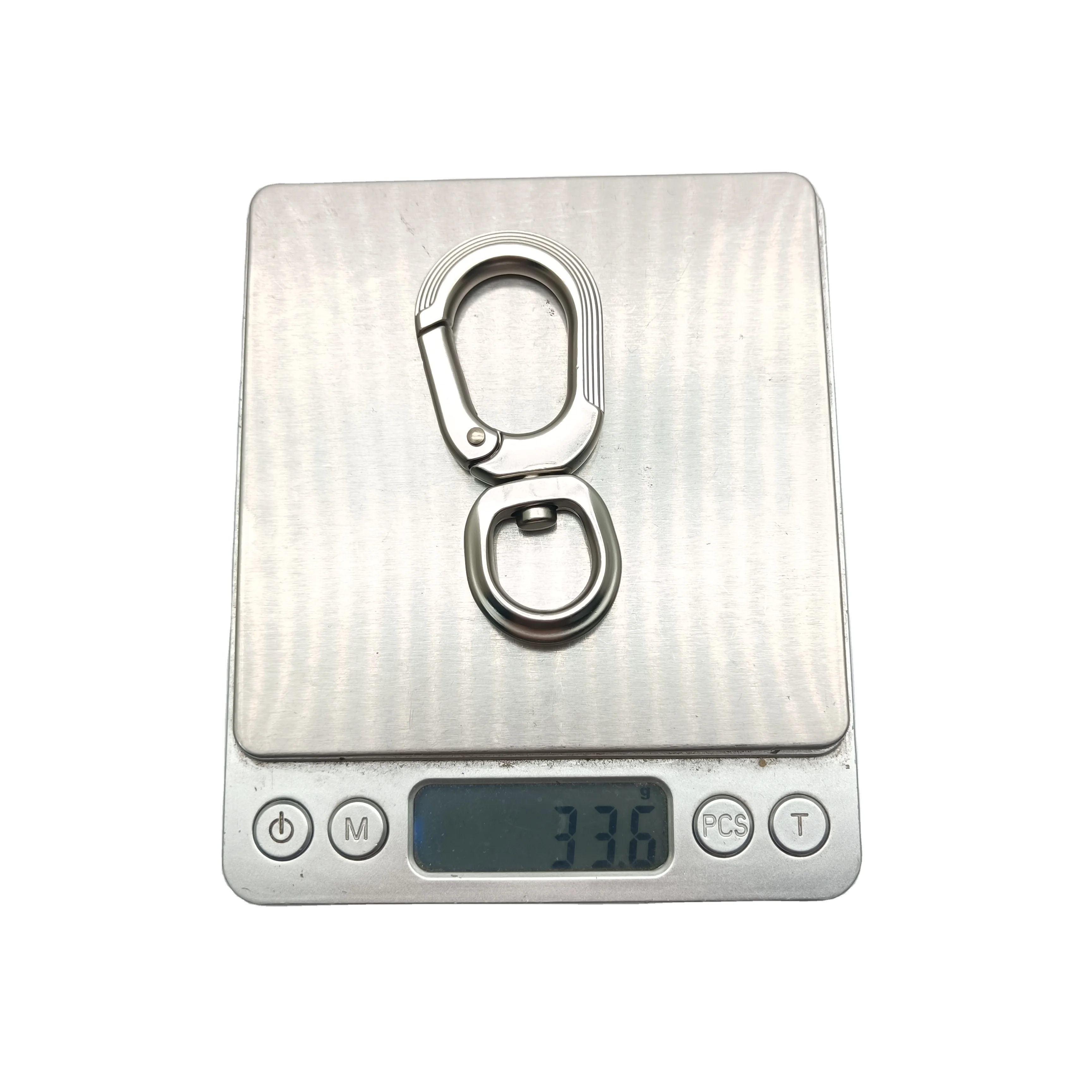 High Quality Zinc Alloy Swivel Snap Hook Oval Ring Keychain Buckle for Dog Leash