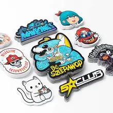 Die Cut Stickers Custom LOGO Printing Adhesive PVC Label Die Cut Vinyl Stickers Label Removable Logo Vinyl Waterproof Stickers