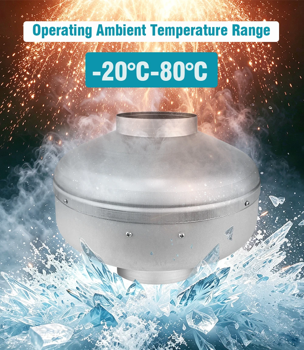 Line Duct Fan, DCFAIR, 4", 220-240V - detail 30