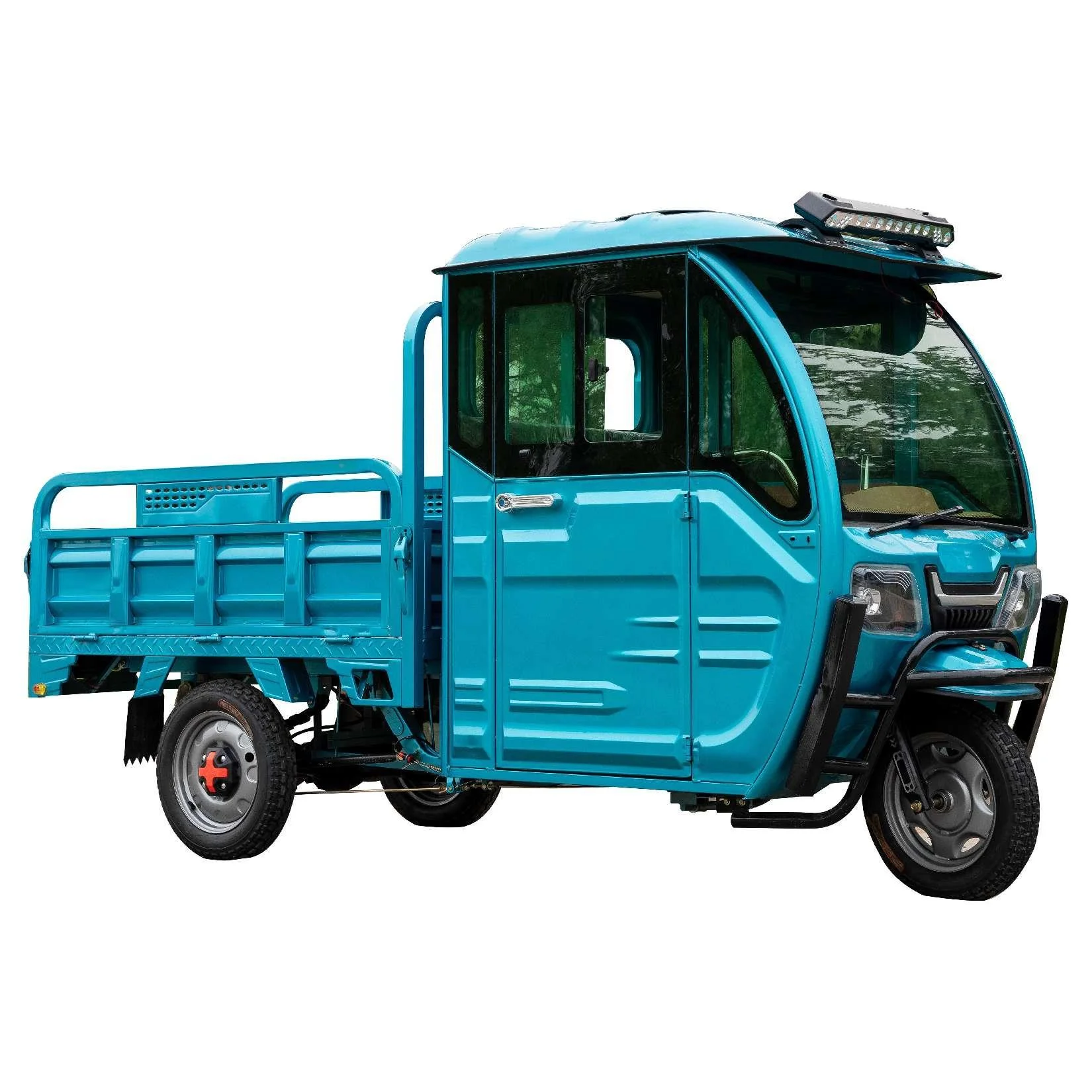 Heavy Duty Electric Cargo Vehicle 1500w High Speed Three Wheel Cargo 