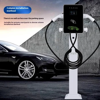 BYD 7KW Household & Commercial Fast Charging Universal Hurricane Smart Pile New Condition AC Double Gun Charging Pile