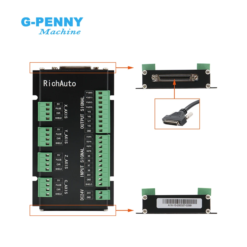 RichAuto DSP A11 CNC Controller Original 3 Axis Motion Controller  English Version for CNC Router Machine
