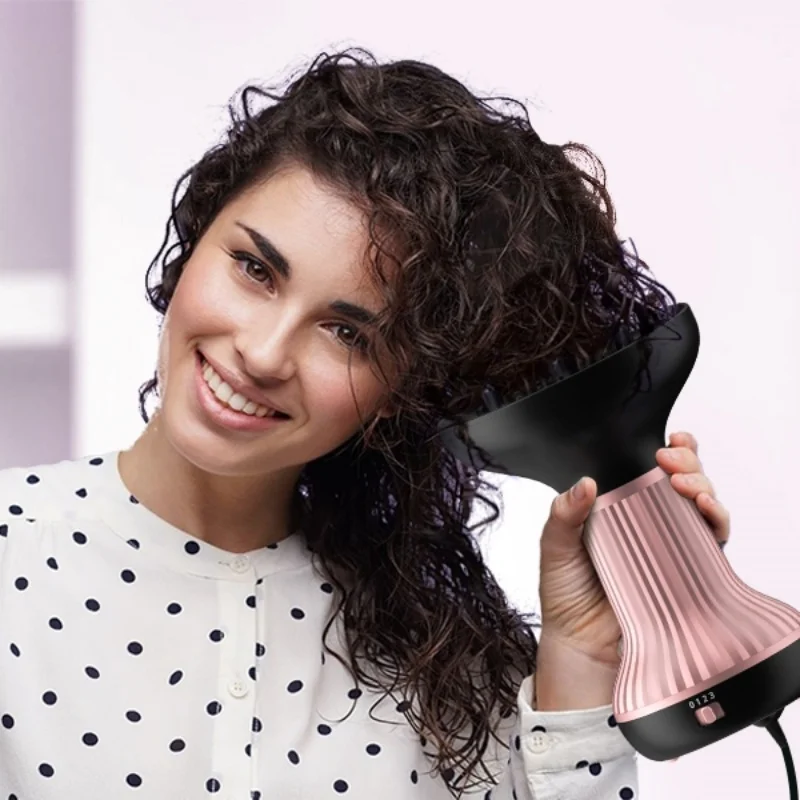 Diffuser Salon Universal Diffuser Hair Dryer Hair Dryer Professional Salon 600W High Speed Nozzle Attachment