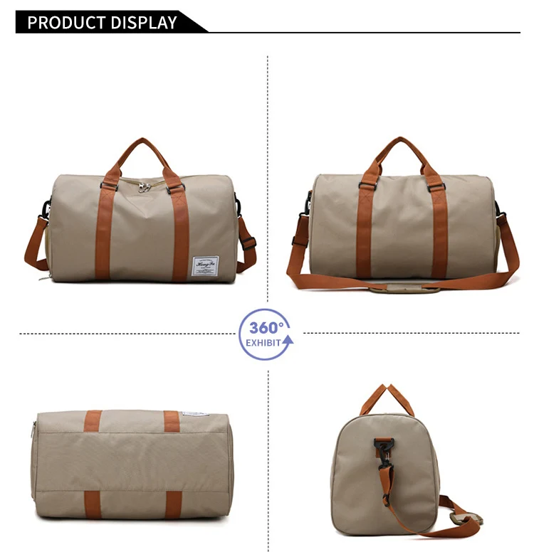 New Dry Wet Separation Travel Duffel Luggage Bag Leisure Handbag Custom ...