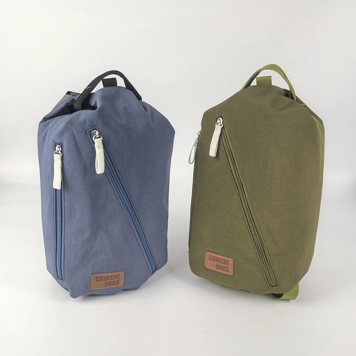 INS Custom Logo 230D Nylon Polyester Student Bag Colorful Inscription with Zipper and Pocket for Shopping