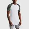 Bianco con verde camo manica