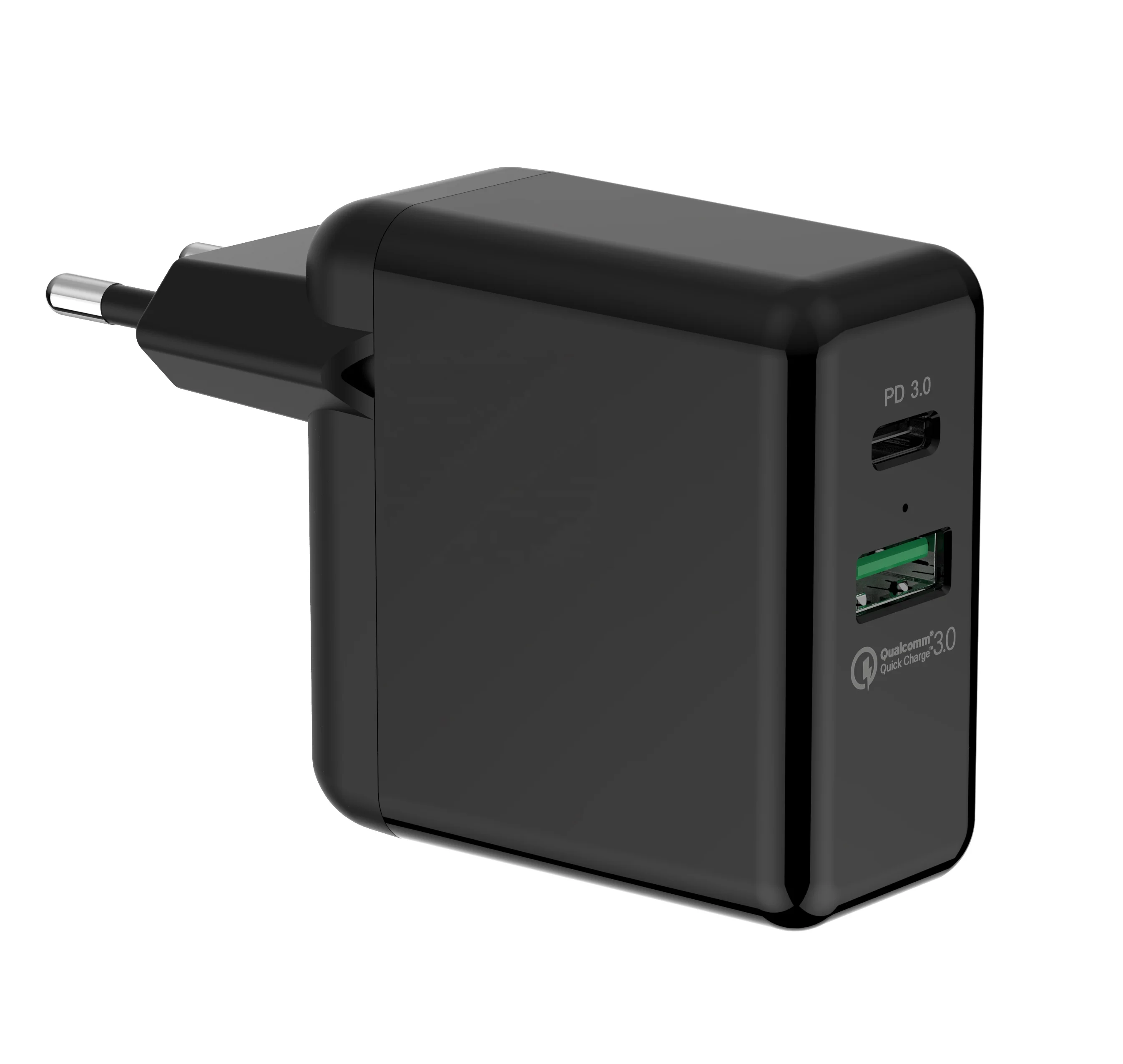 Высокое качество оптовая продажа USB быстрое зарядное устройство 18 Вт 20 Вт USB EU/UK/US PD + QC 36 Вт USB вилка дорожная стена QC 3,0 зарядное устройство для мобильного телефона