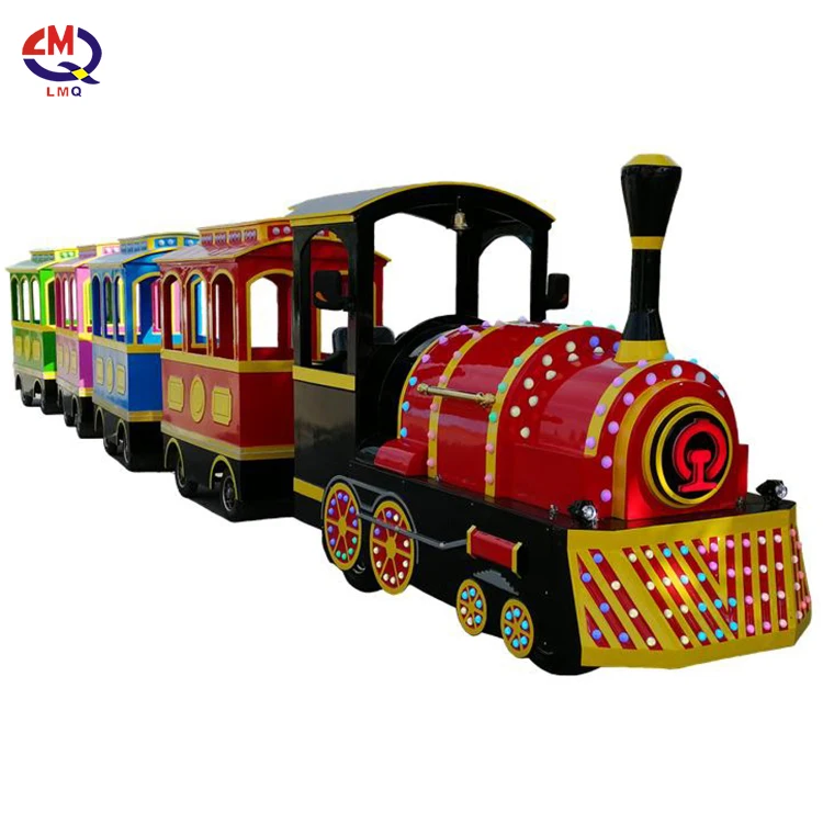 High Quality Shopping Mall Customized Amusement Park Rides Electric Trackless Train for Sale