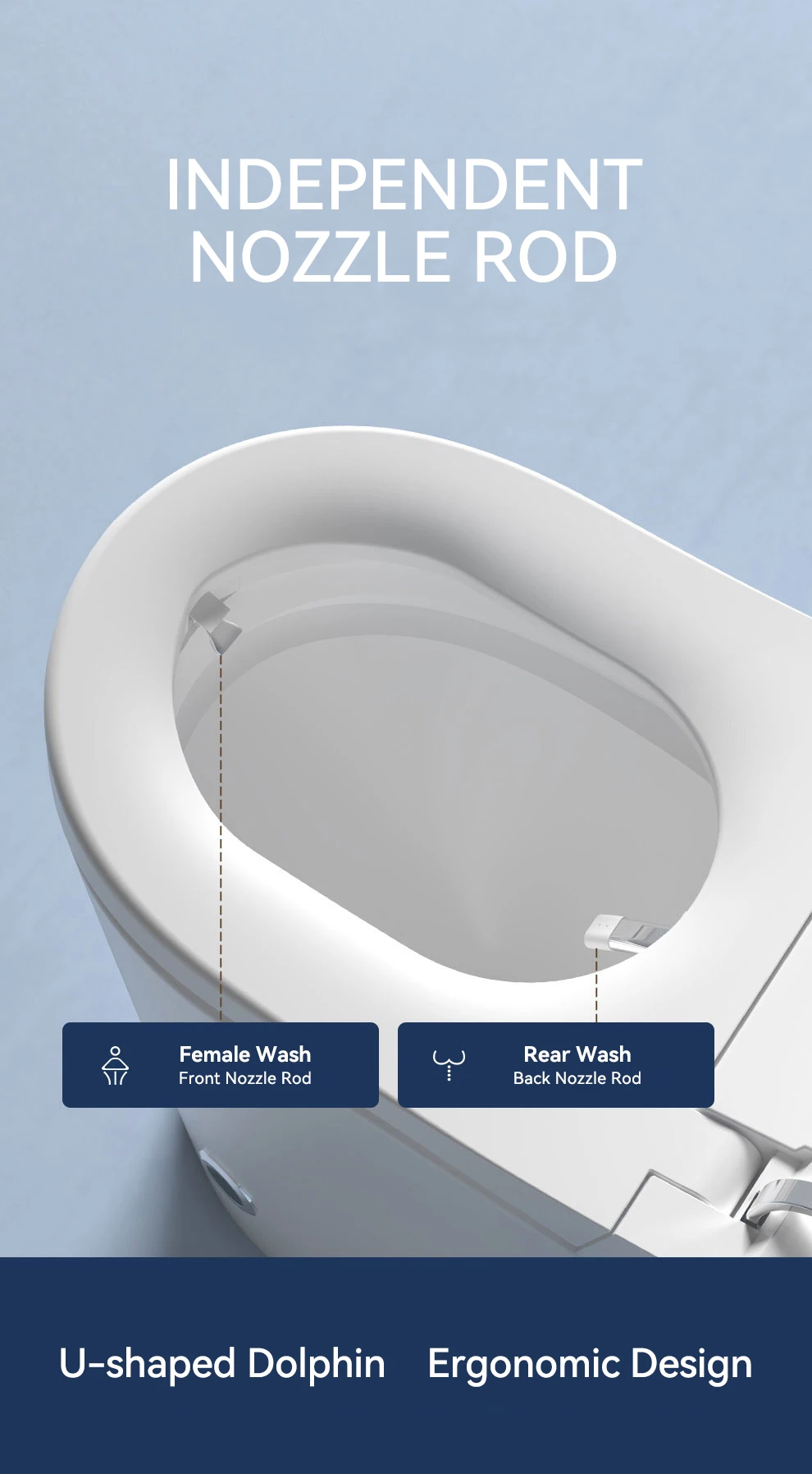 product hot sale automatic open wc electric bidet toilets intelligent toilet bowl foot touch sensor flush one piece smart toilet-13