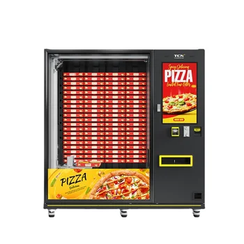 24/7 Self-Service Pizza Vending Machine Automatic Heating Fast Pizza Making Vending