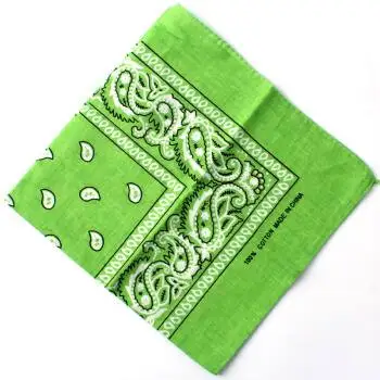 
 Полиэстеровый/хлопковый головной шарф с принтом логотипа на заказ, бандана Пейсли  