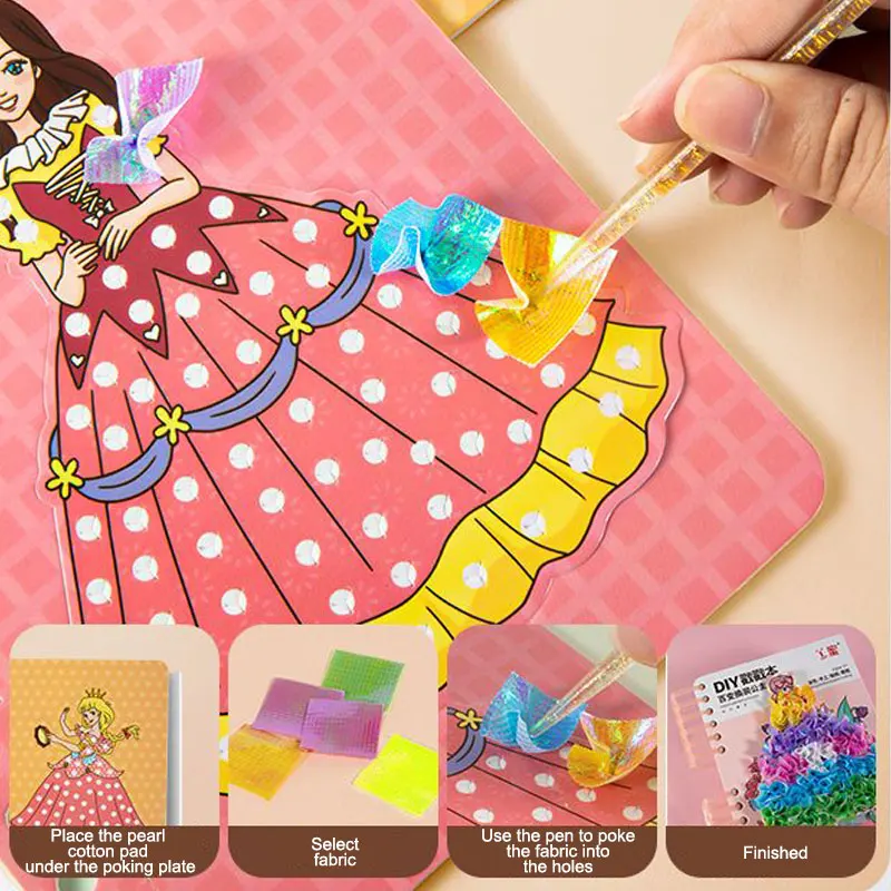 strapless open back dress Disney Princess Sticker Dress-up Party – DK main image 1