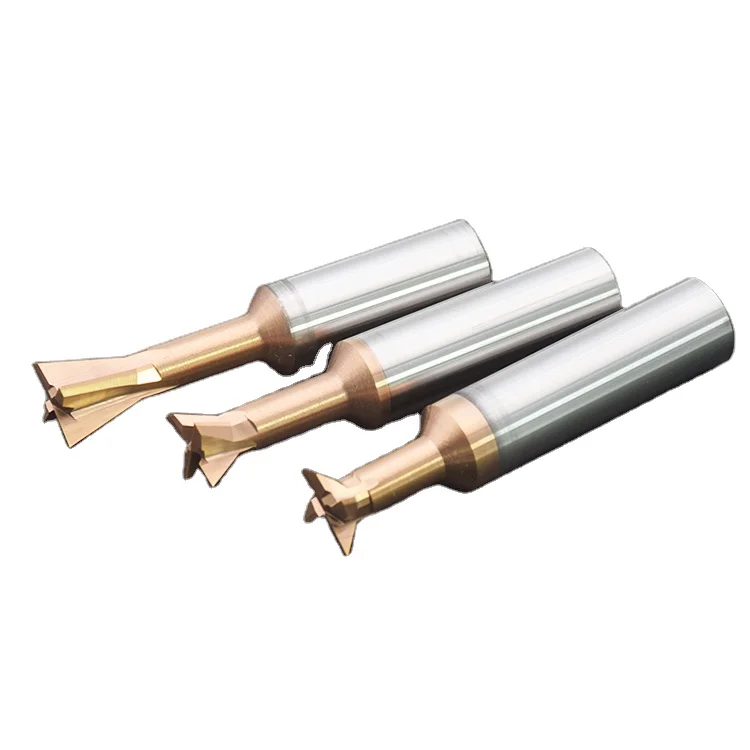 Carbide Dovetail Milling Cutter 45 60 75 Degree Cnc Groove Tool Degree Blade Dovetail End Mill