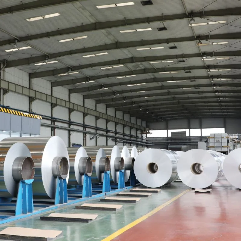 Mill Finish Aluminum Coil Stock / 0.095mm Thickness Aluminum Foil