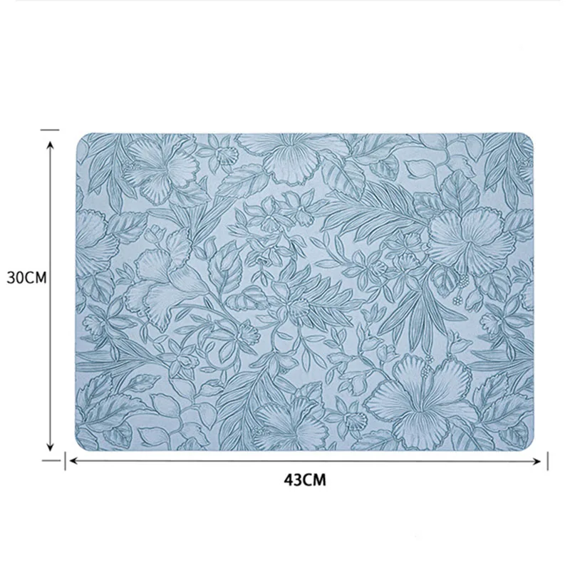 Modern New Style Rectangle Luxury Dining Table Placemats Place Mats for Kitchen