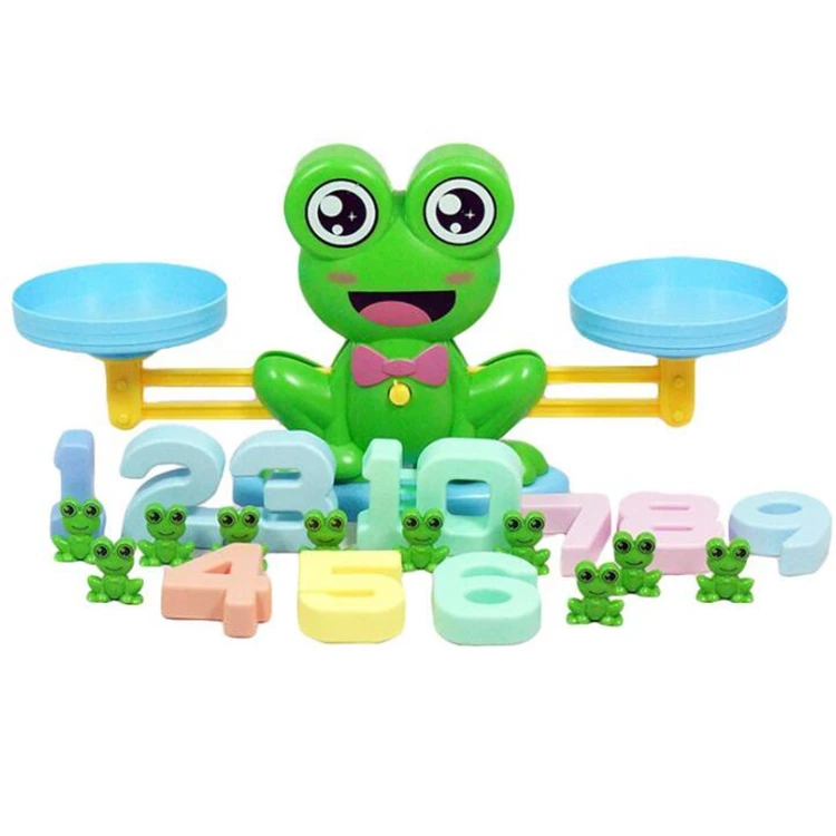 Jouet Montessori Balance Grenouille 4 Ans - Jeu Éducatif Math Nombres & Cartes Pour Enfants 3-6 Ans
