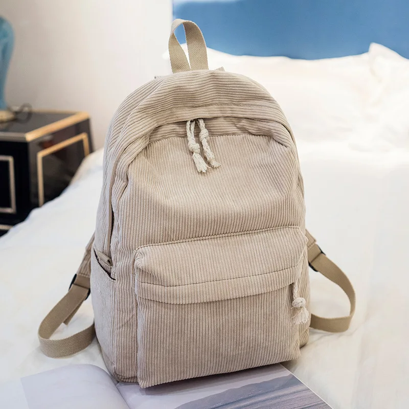 New Arrival Student Backpack Fashion Velvet Preppy Backpack  display picture 1